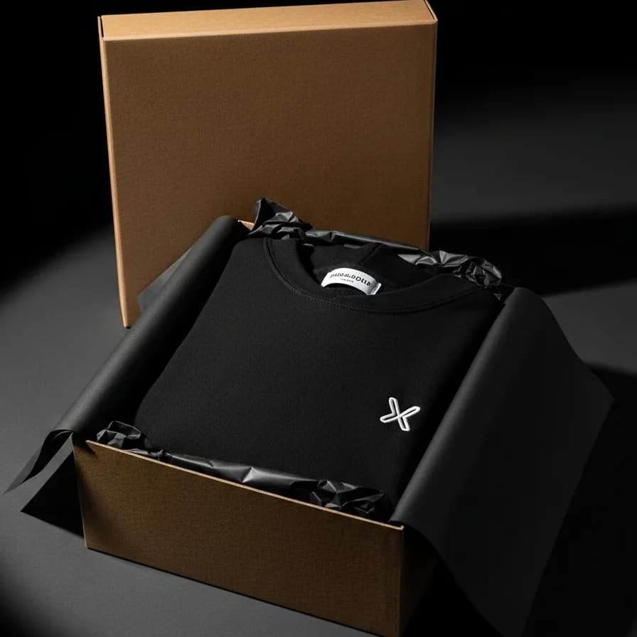 Animation broderie pour lancement produit : coffret cadeau et t-shirt brodé