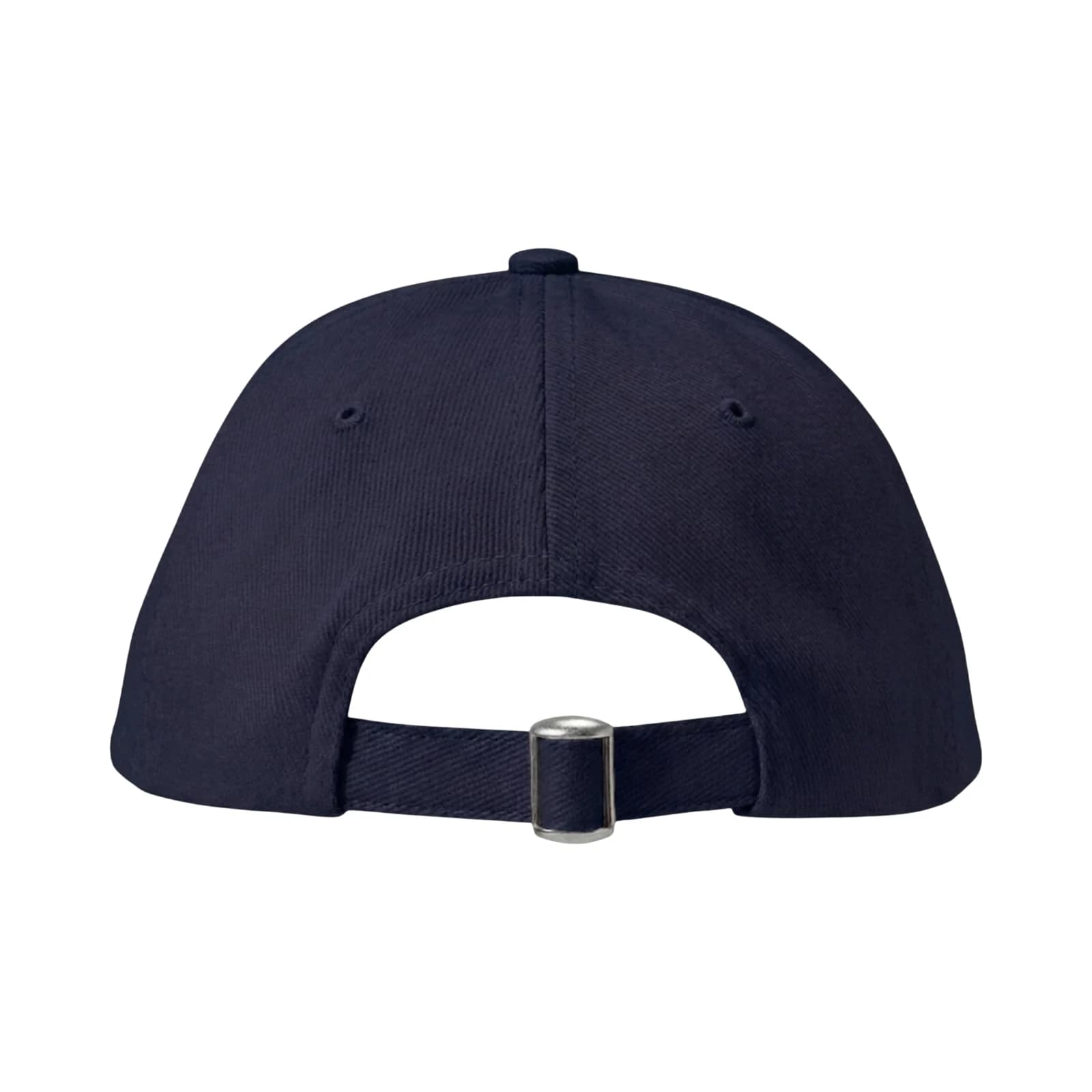 Casquette brodée personnalisée, zone de broderie au dos, au-dessus de la fermeture