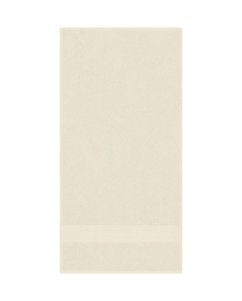 Broderie et impression : serviette de bain à personnaliser, silhouette écru