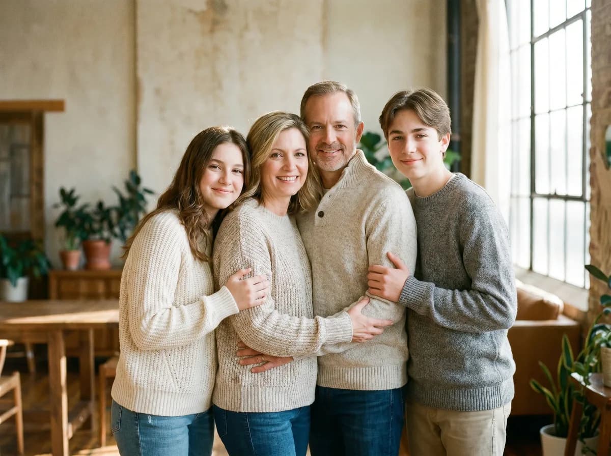 Logo pour broderie : photo de famille en haute résolution, trop de nuances pour la broderie