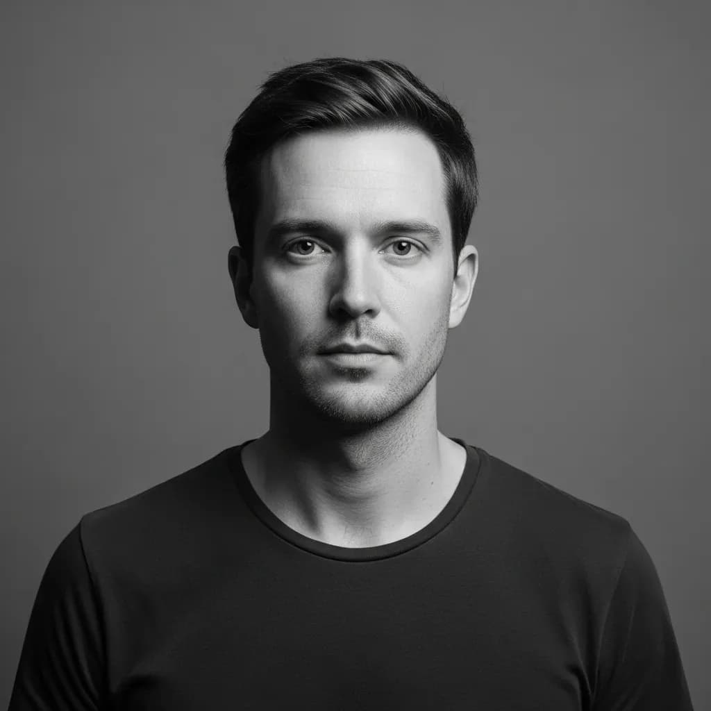 Logo pour broderie : portrait photo noir et blanc, trop de nuances pour être brodé