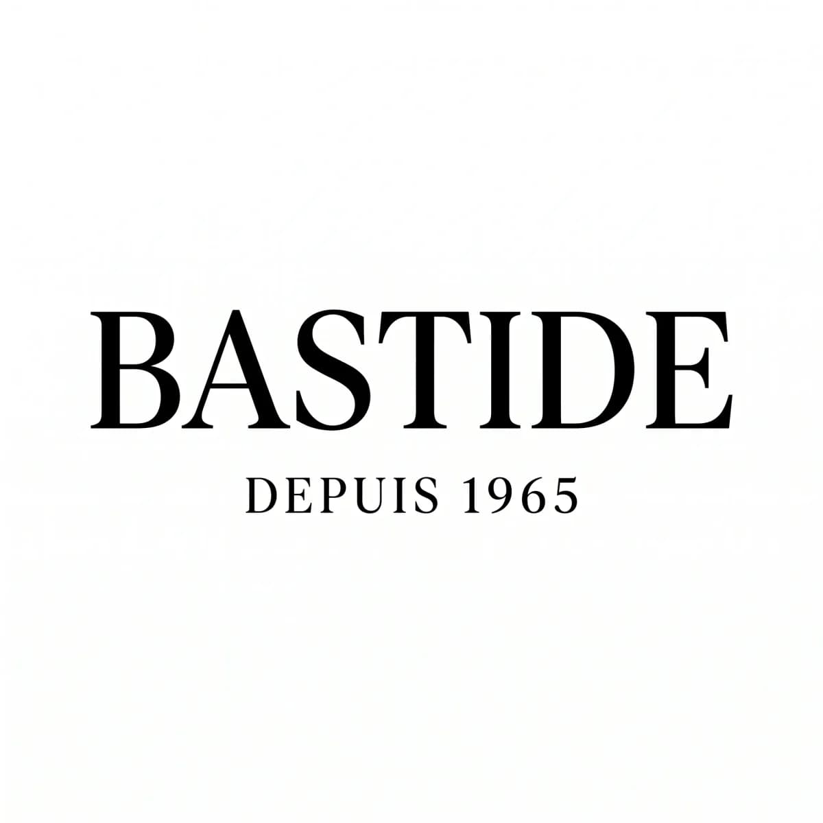 Logo pour broderie : wordmark BASTIDE Depuis 1965, brodable