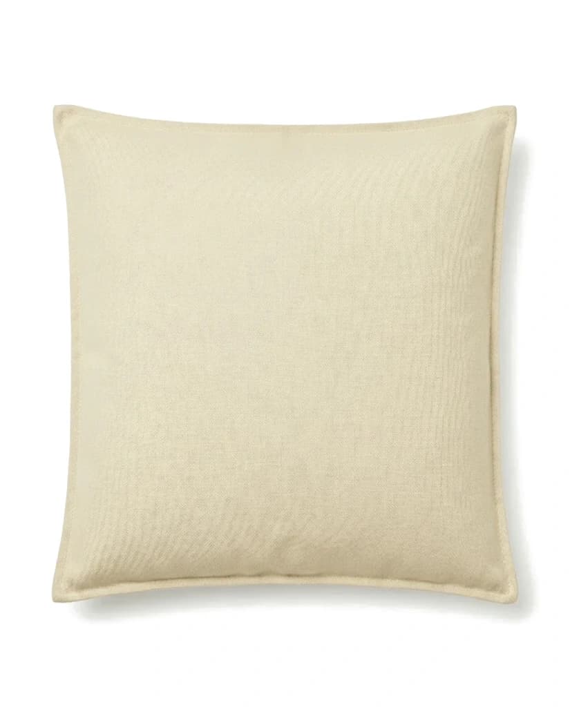 Housse de coussin à personnaliser, silhouette écru