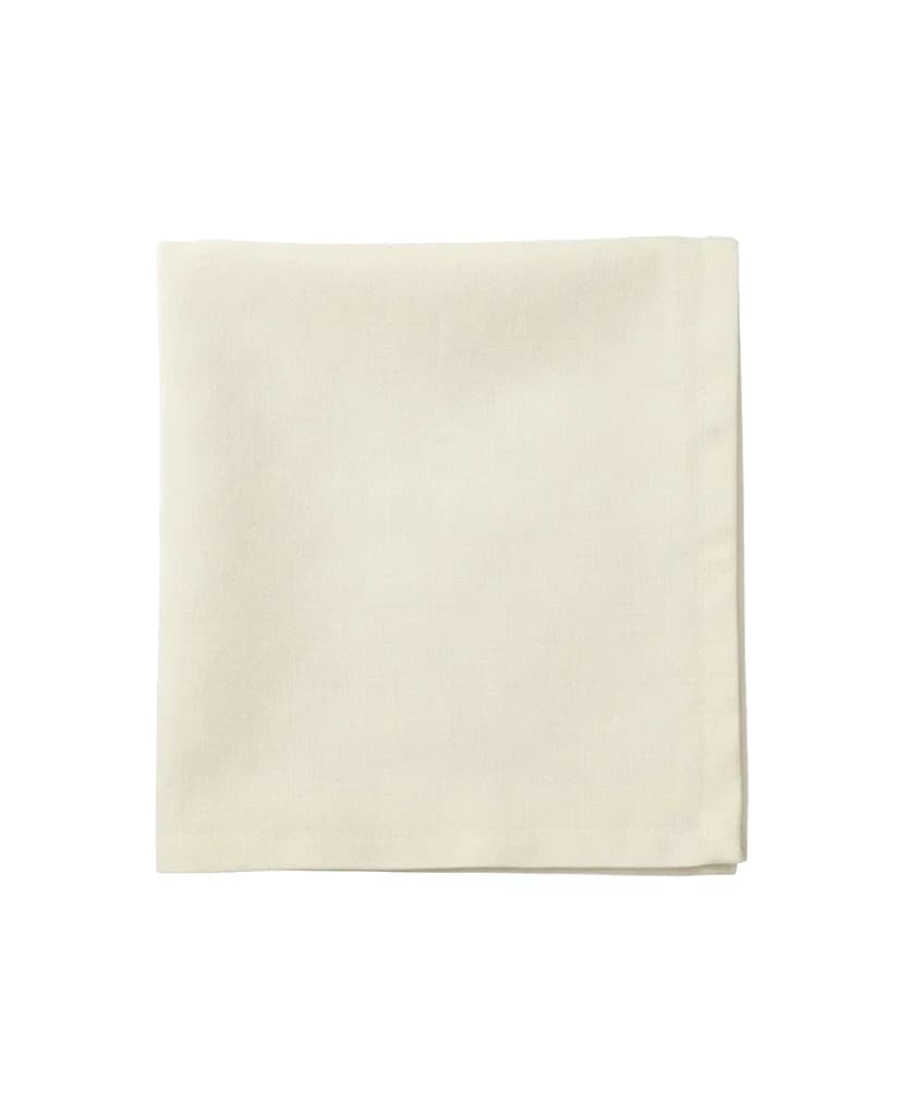 Serviette de table à personnaliser, silhouette écru